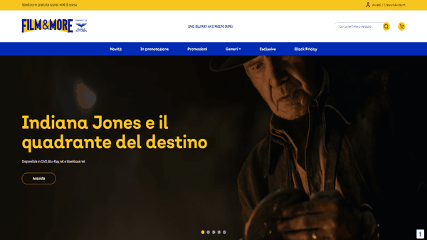 Film & More - Il sito e-commerce di Eagle Pictures