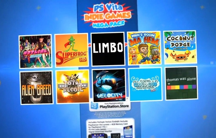 Spot TV per PS Vita Indie Mega Pack