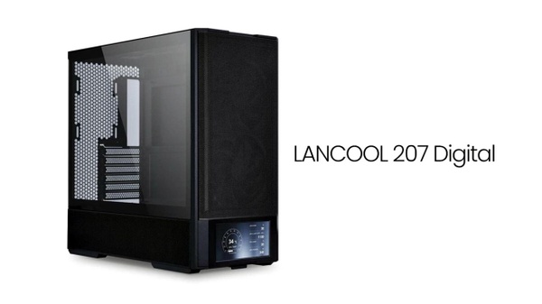 Lian Li Lancool 207 Digital - Case ATX compatto con display LCD