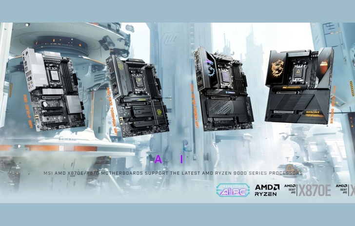 MSI e AMD Ryzen 7 9800X3D Processore con architettura Zen 5
