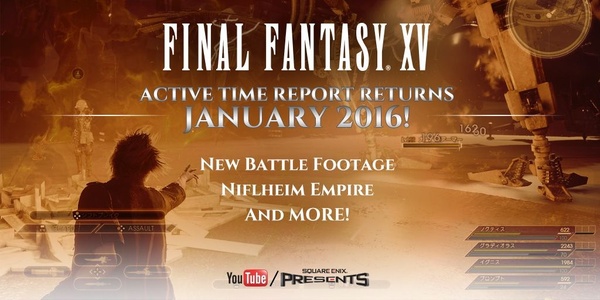 Il prossimo Active Time Report di Final Fantasy XV e programmato per Gennaio