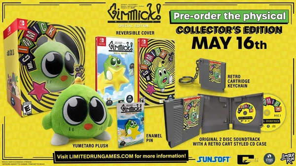 Gimmick! Special Edition, annunciate le edizioni fisiche per Switch e PS4 