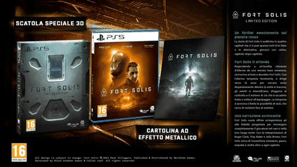 Fort Solis, un'edizione limitata per PS5 a ottobre 