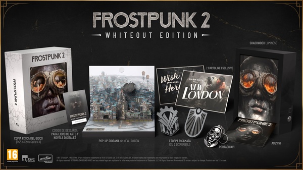 Frostpunk 2 in formato fisico disponibile su PS5 e Xbox Series X/S