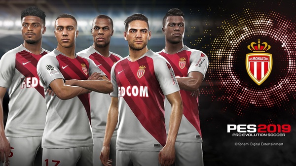 PES 2019 stringe un'alleanza con l'AS Monaco