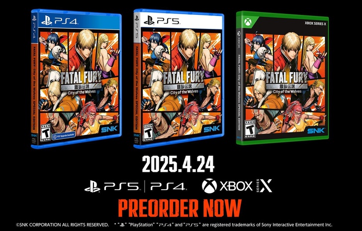 Fatal Fury City of the Wolves aperti i preorder per ledizione fisica
