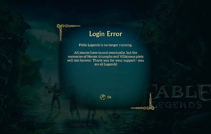Chiusi definitivamente i server di Fable Legends