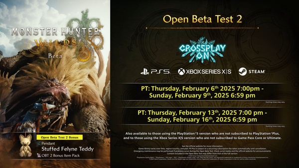 Monster Hunter Wilds, a febbraio una seconda open beta
