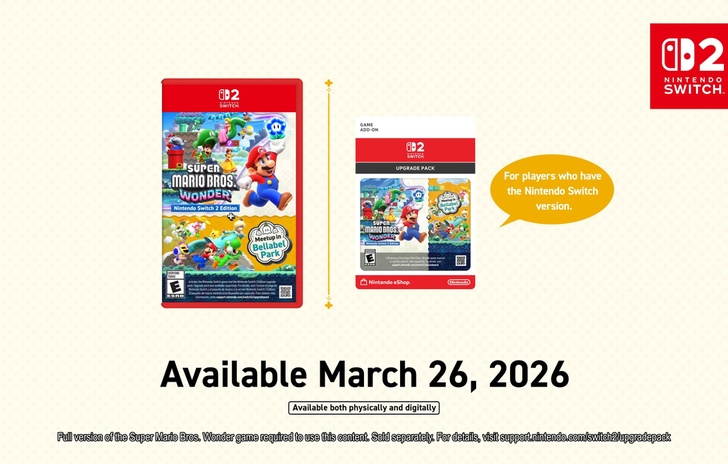 Super Mario Bros Wonder la versione Switch 2 uscirà il 26 marzo