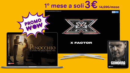 E' online la nuova offerta NOW TV