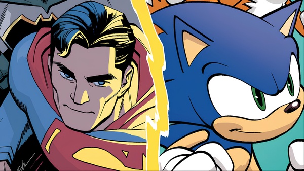 DC rivela il fumetto con il crossover fra la Justice League e Sonic the Hedgehog