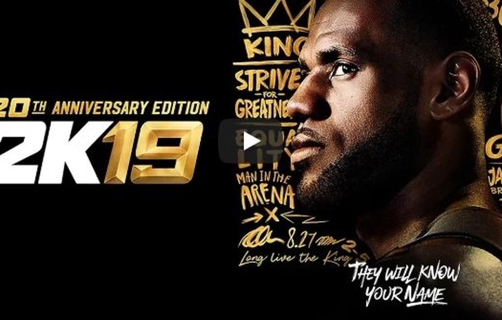 LeBron James irrompe su NBA 2K19