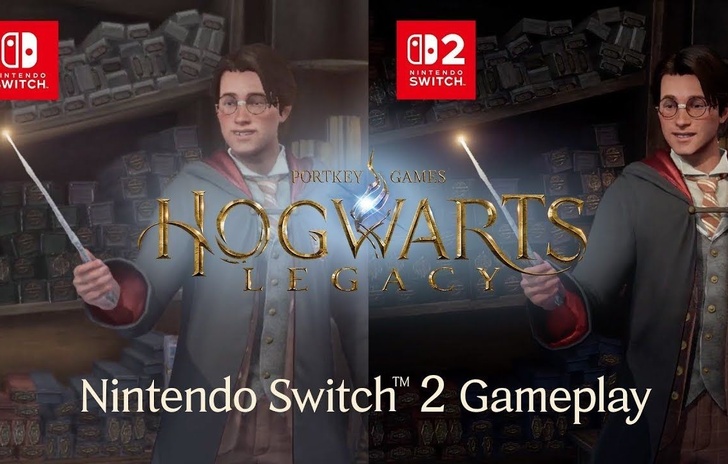 Hogwarts Legacy il video confronto tra le versioni Switch e Switch 2