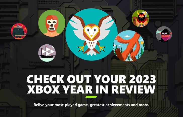 Year in Review 2023 come visualizzare le statistiche Xbox Guida