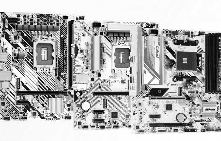 ASRock Tre schede madri bianche per piattaforme Intel e AMD