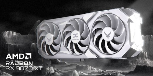PowerColor - GPU Red Devil Spectral White AMD Radeon RX 9070 XT