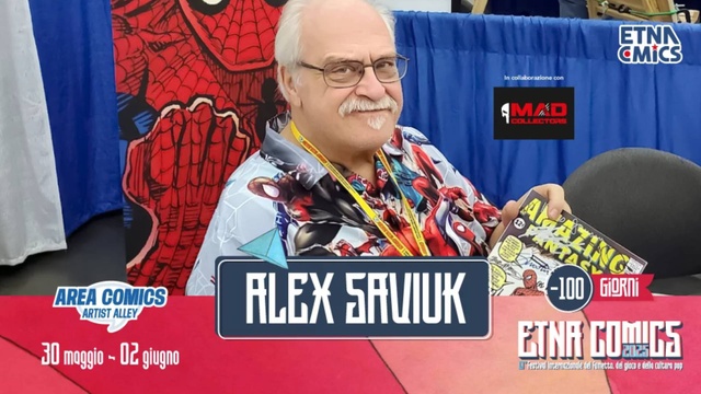Alex Saviuk sarà ospite a Etna Comics 2025 il disegnatore di SpiderMan arriva in Italia