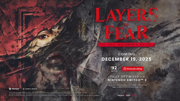 Layers of Fear: The Final Masterpiece Edition esce il 19 dicembre su Switch 2
