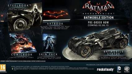 La Batmobile Edition di Batman: Arkham Knight e stata cancellata