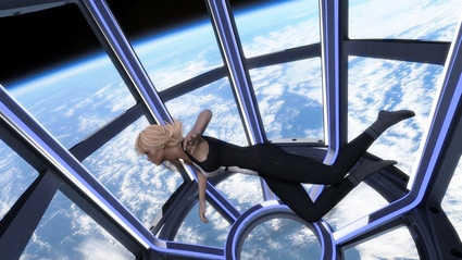 Uno studio cinematografico nello spazio