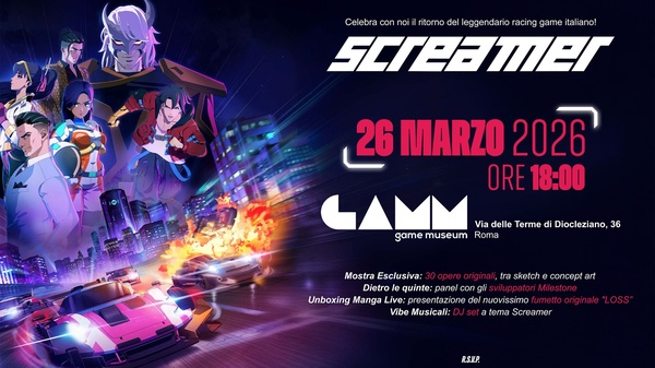 Screamer brucia l'asfalto di Roma, il 26 marzo al GAMM Museum