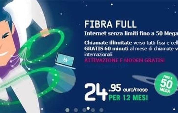 La nuova offerta Tiscali corre a 50 Mega