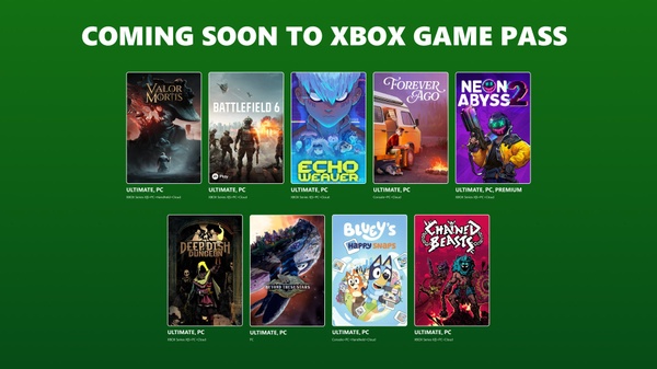 Xbox Game Pass: la prima ondata di ottobre, con Battlefield 6