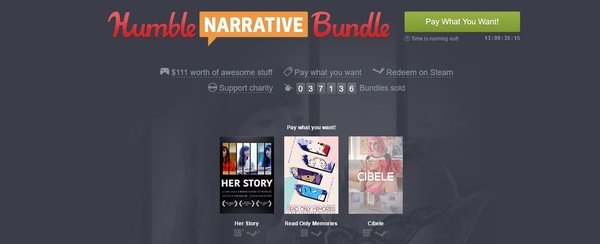 Her Story e Broken Age nel nuovo Humble Bundle