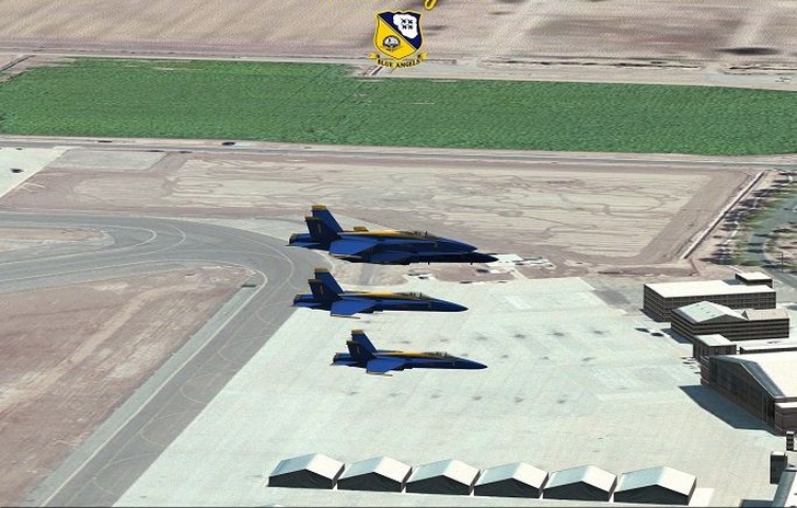 Rortos Annuncia Blue Angels Aerobatic Sim
