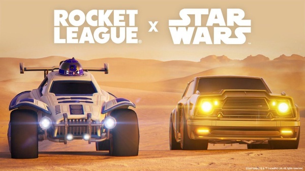 I droidi di Star Wars atterrano negli stadi di Rocket League 