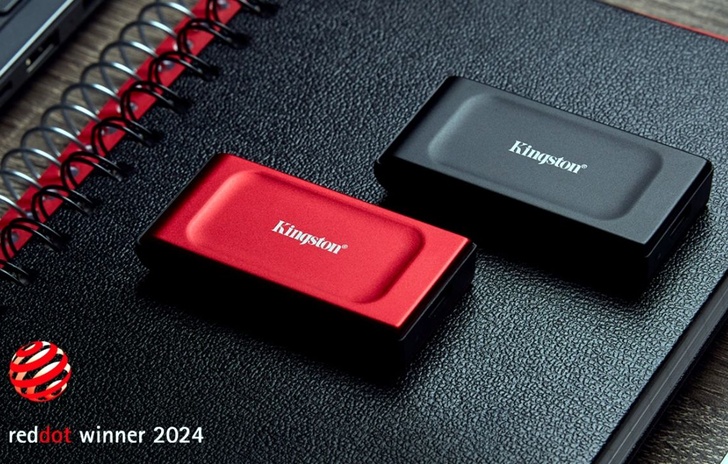 Kingston Digital Nuovo SSD portatile XS1000 rosso