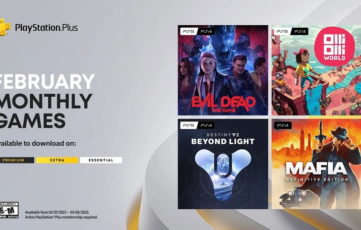 PlayStation Plus i titoli di febbraio