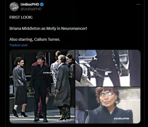 Neuromante – Istantanee dal set della serie sci-fi cyberpunk