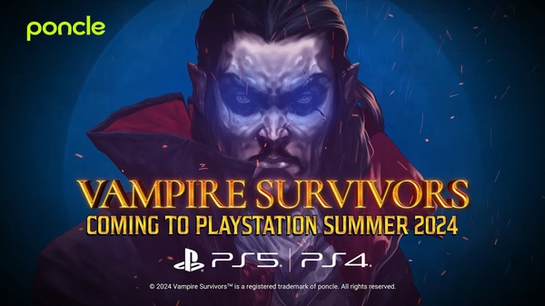 Vampire Survivors esce su PlayStation! E si incrocia con Contra