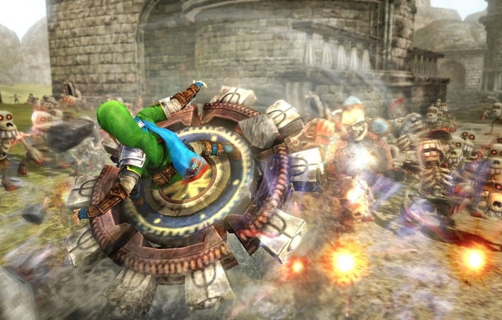 Link sul disco roteante per Hyrule Warriors