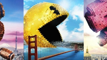 Pac-Man e il cattivo nel nuovo trailer di Pixels!