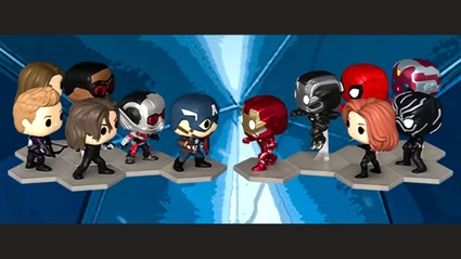 Funko Pop! Squadra al completo per Captain America: Civil War