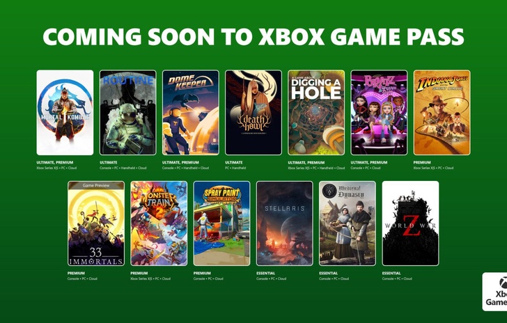 Xbox Game Pass la prima ondata di dicembre con Mortal Kombat