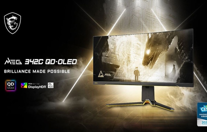 MEG 342C QDOLED Monitor per giocatori molto esigenti