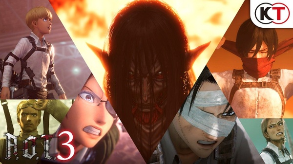A.O.T. 3: il trailer gameplay del gioco di Attack on Titan