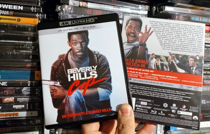 Beverly Hills Cop Eddie Murphy nel 1984 e il 4K Paramount