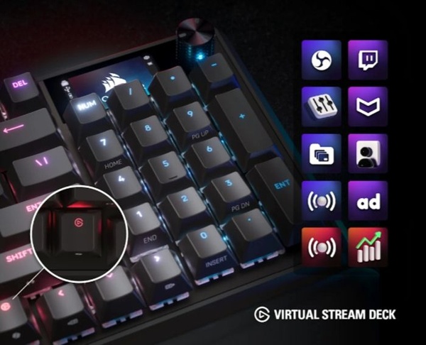 Corsair -Nuove tastiere gaming Vanguard