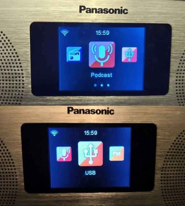Panasonic RF-D40 - Prova della radio digitale e analogica