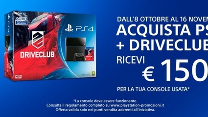 Promozione Sony per PS4 + Driveclub