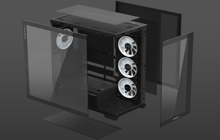 Gigabyte e lo chassis tutto da guardare C500 Panoramic Stealth