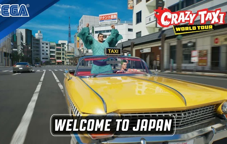 Crazy Taxi World Tour ci dà il benvenuto in Giappone