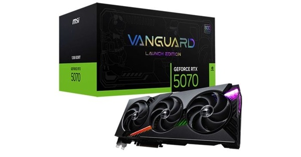 MSI e le GPU personalizzate per NVIDIA GeForce RTX 5070
