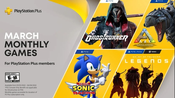 Playstation Plus, i titoli di marzo