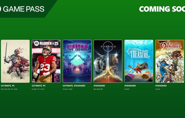Xbox Game Pass la prima ondata di febbraio con Avowed