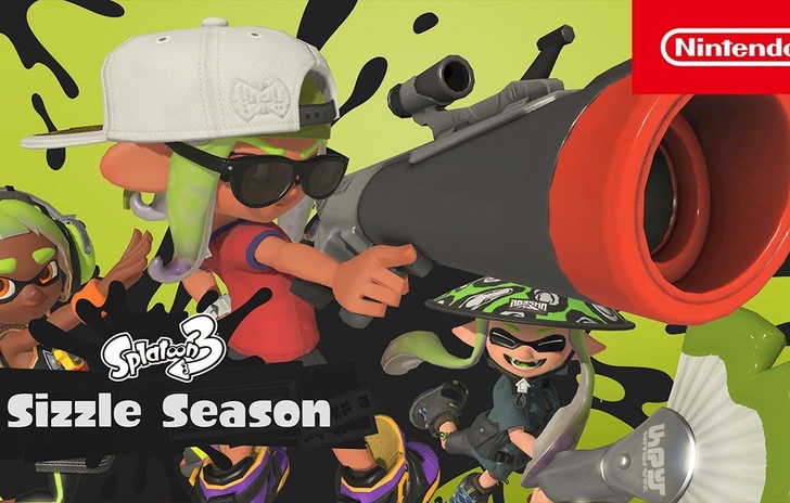 Splatoon 3 un grosso aggiornamento per lanciare la nuova stagione ardente